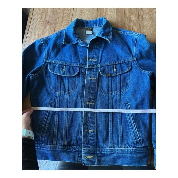 LEE Vintage Medium Wash Denim Jacket Size Medium - Picture 4 of 6